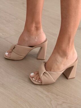 Open Edit Saydee Padded Twist Knot Sandal